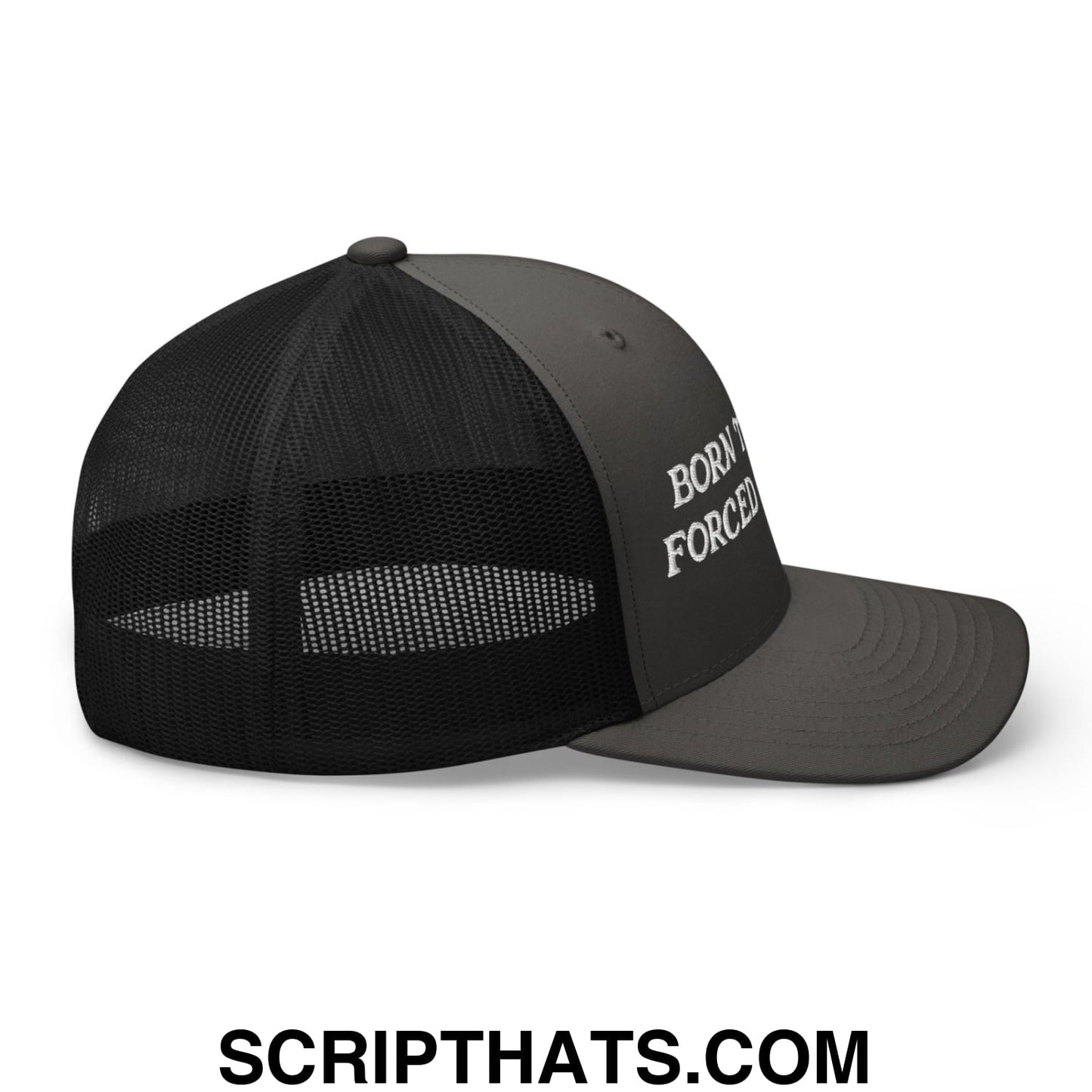 Born to Golf Forced to Work Embroidered Mesh Trucker Hat