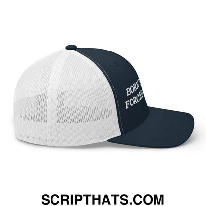Born to Golf Forced to Work Embroidered Mesh Trucker Hat