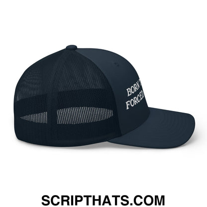 Born to Golf Forced to Work Embroidered Mesh Trucker Hat