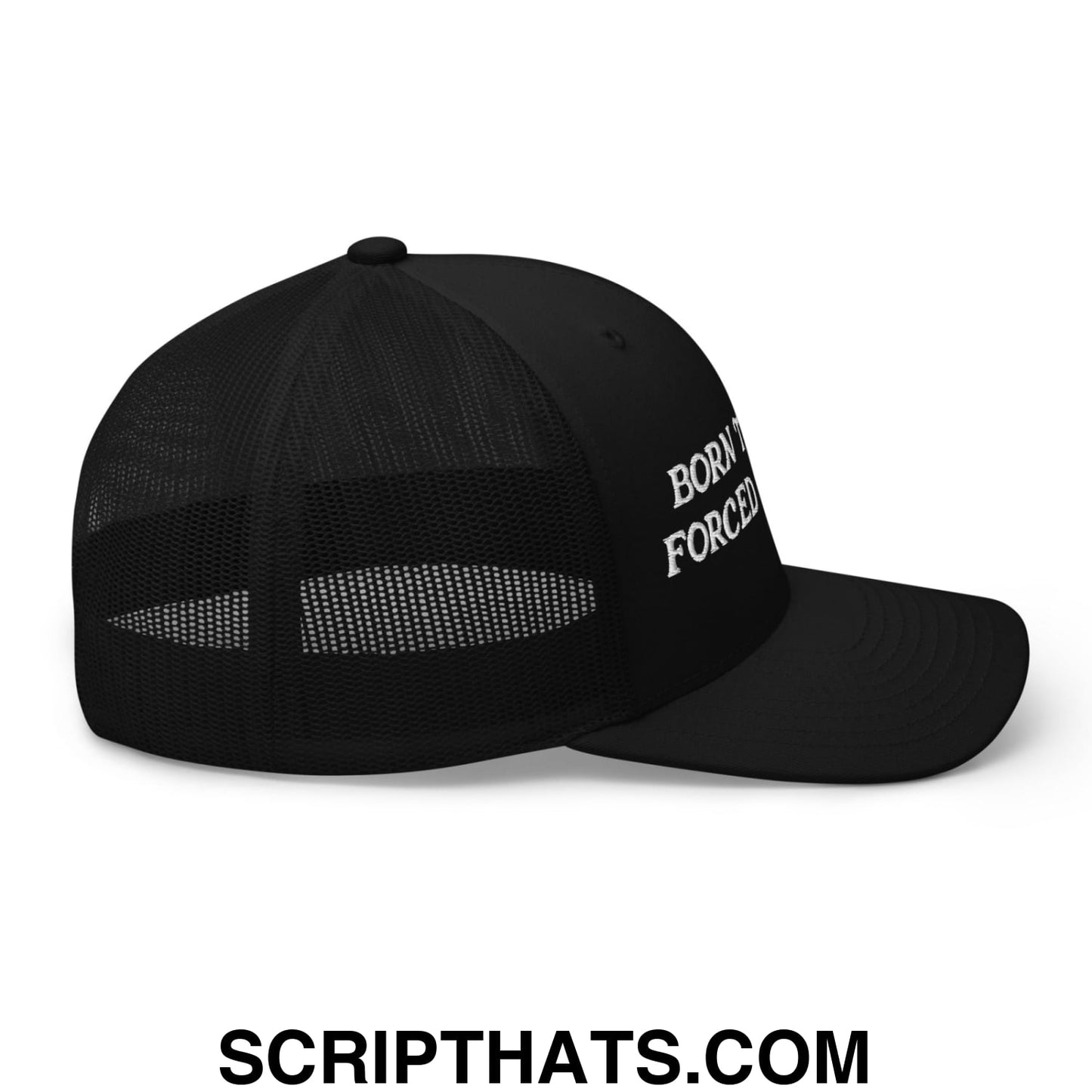 Born to Golf Forced to Work Embroidered Mesh Trucker Hat