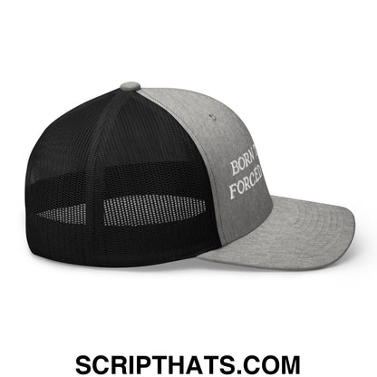 Born to Golf Forced to Work Embroidered Mesh Trucker Hat