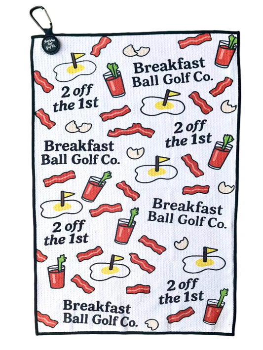 Breakfast Ball Magnetic Golf Towel