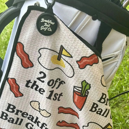 Breakfast Ball Magnetic Golf Towel