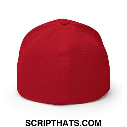 Caddie Embroidered Stretch Fit Golf Hat