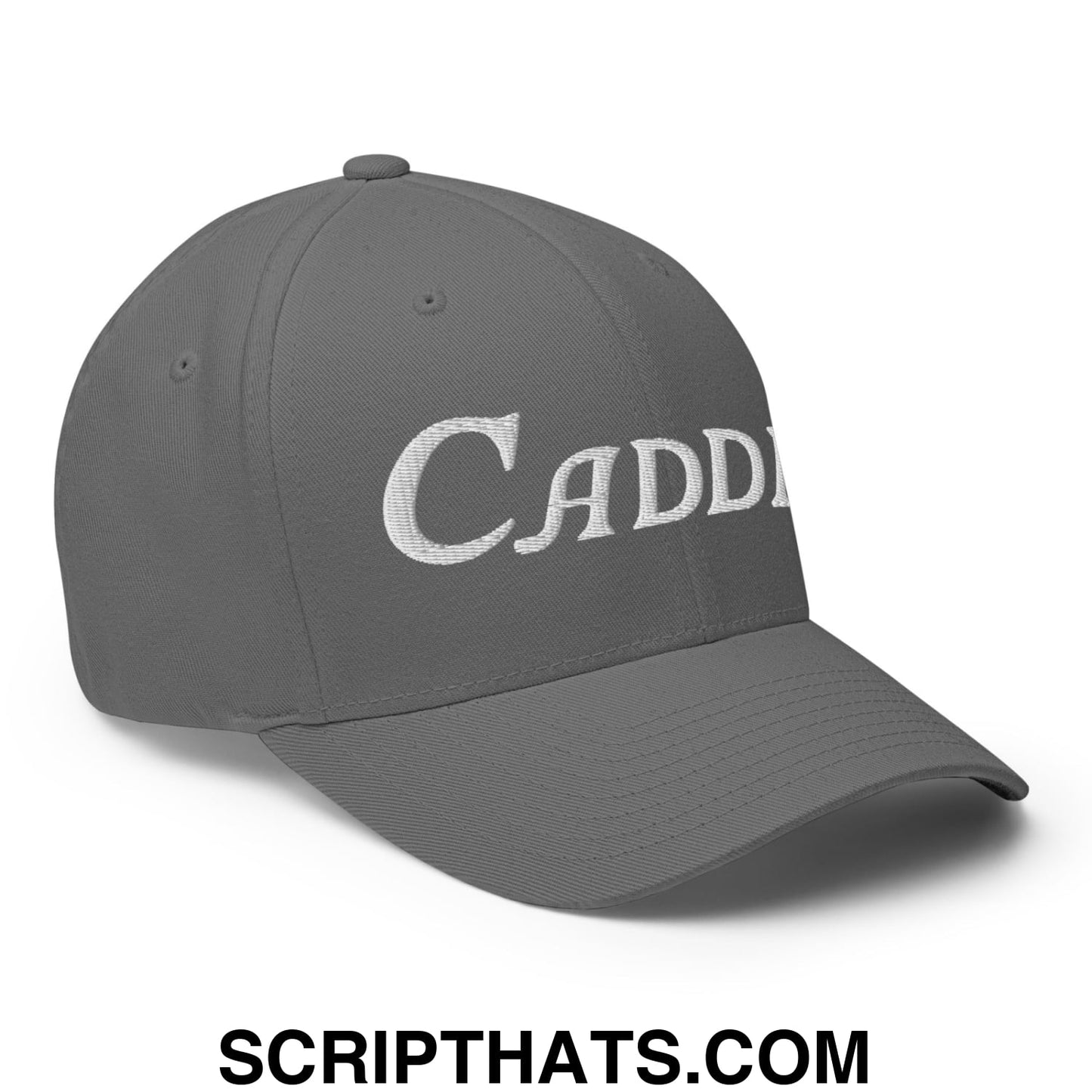 Caddie Embroidered Stretch Fit Golf Hat