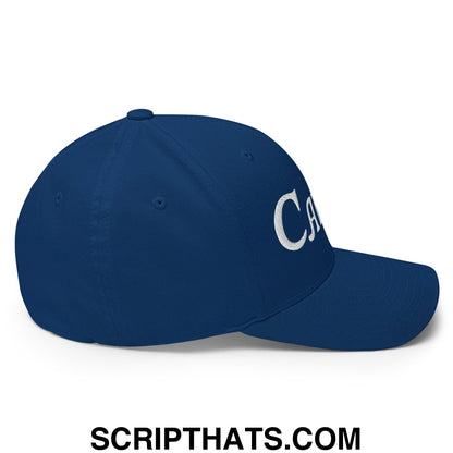 Caddie Embroidered Stretch Fit Golf Hat