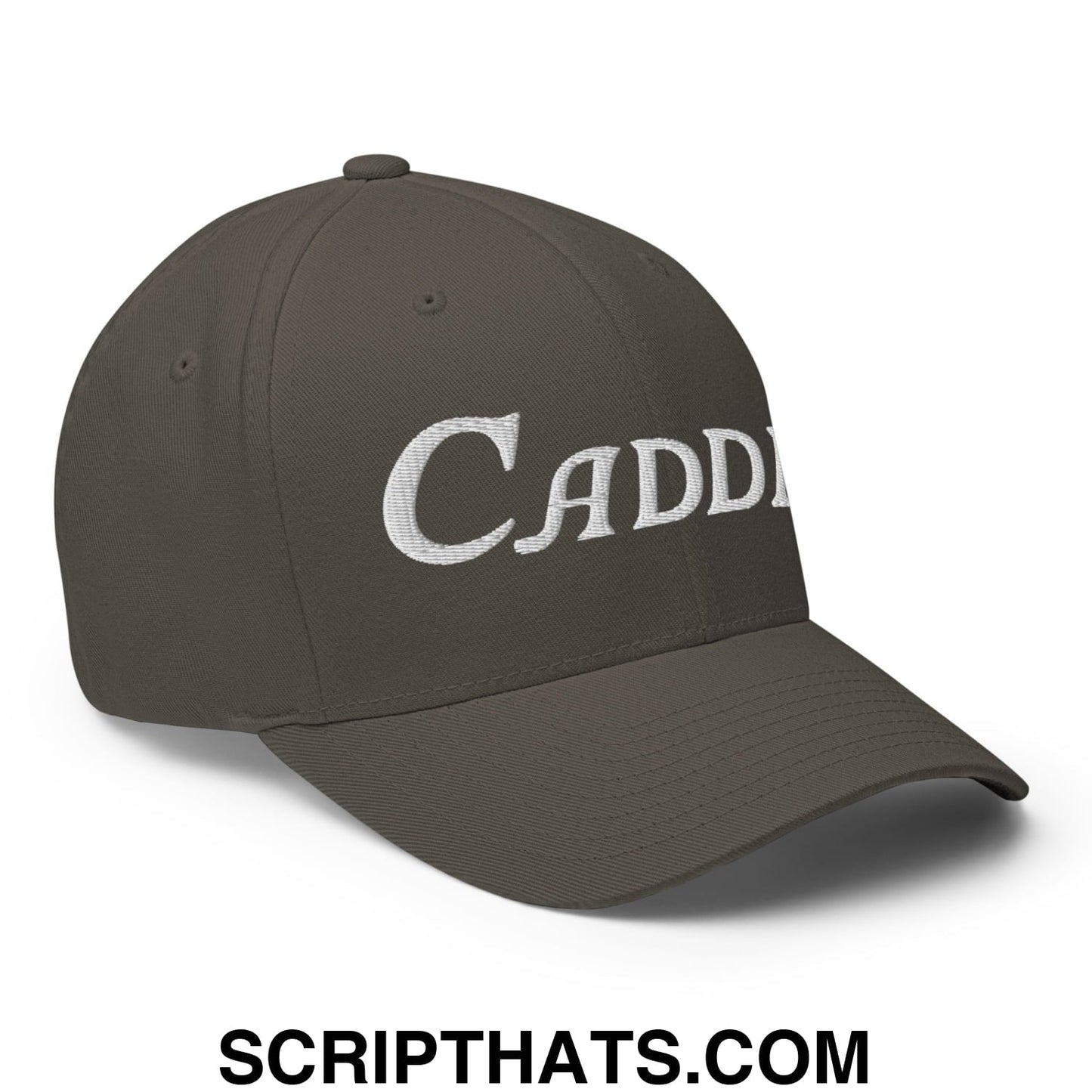 Caddie Embroidered Stretch Fit Golf Hat