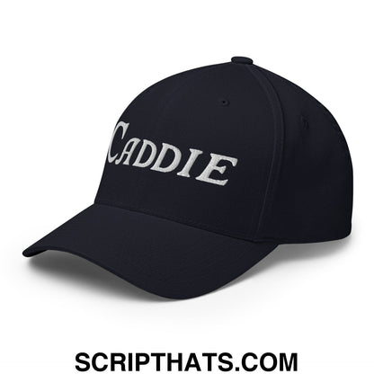 Caddie Embroidered Stretch Fit Golf Hat
