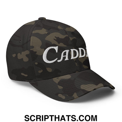 Caddie Embroidered Stretch Fit Golf Hat