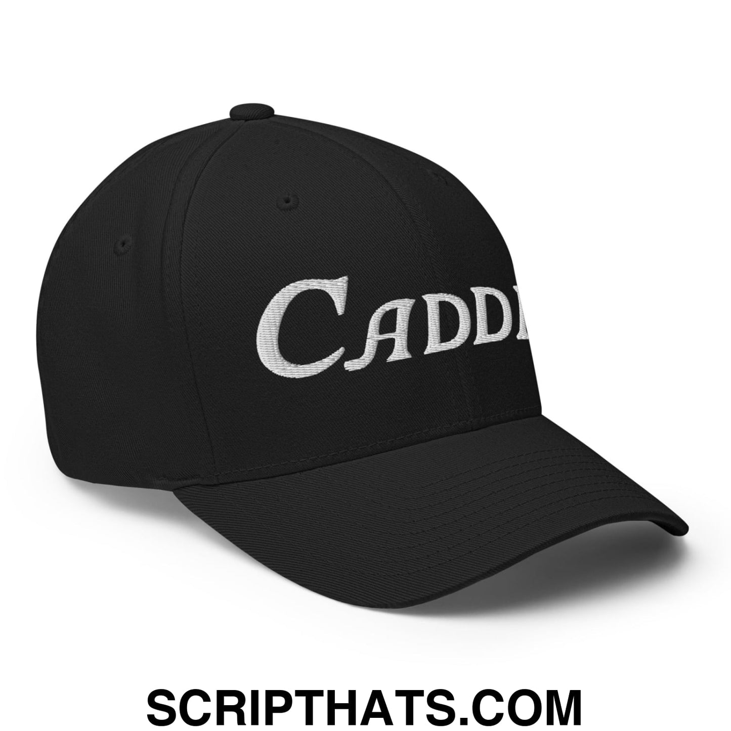 Caddie Embroidered Stretch Fit Golf Hat