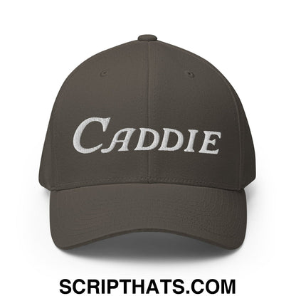 Caddie Embroidered Stretch Fit Golf Hat