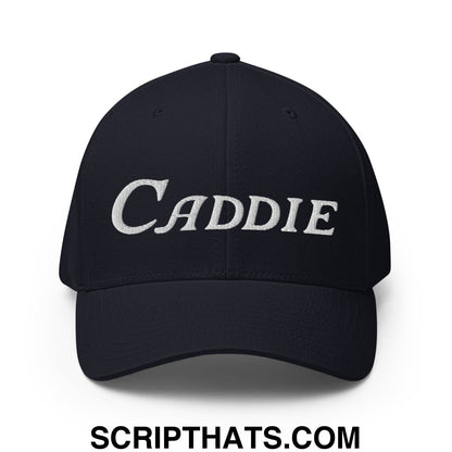 Caddie Embroidered Stretch Fit Golf Hat