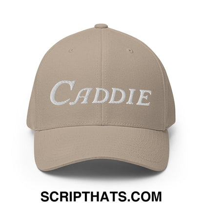 Caddie Embroidered Stretch Fit Golf Hat