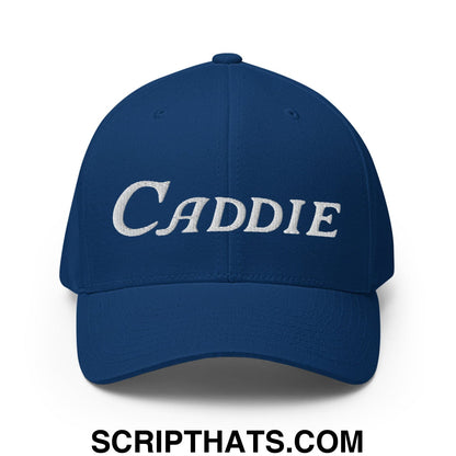 Caddie Embroidered Stretch Fit Golf Hat