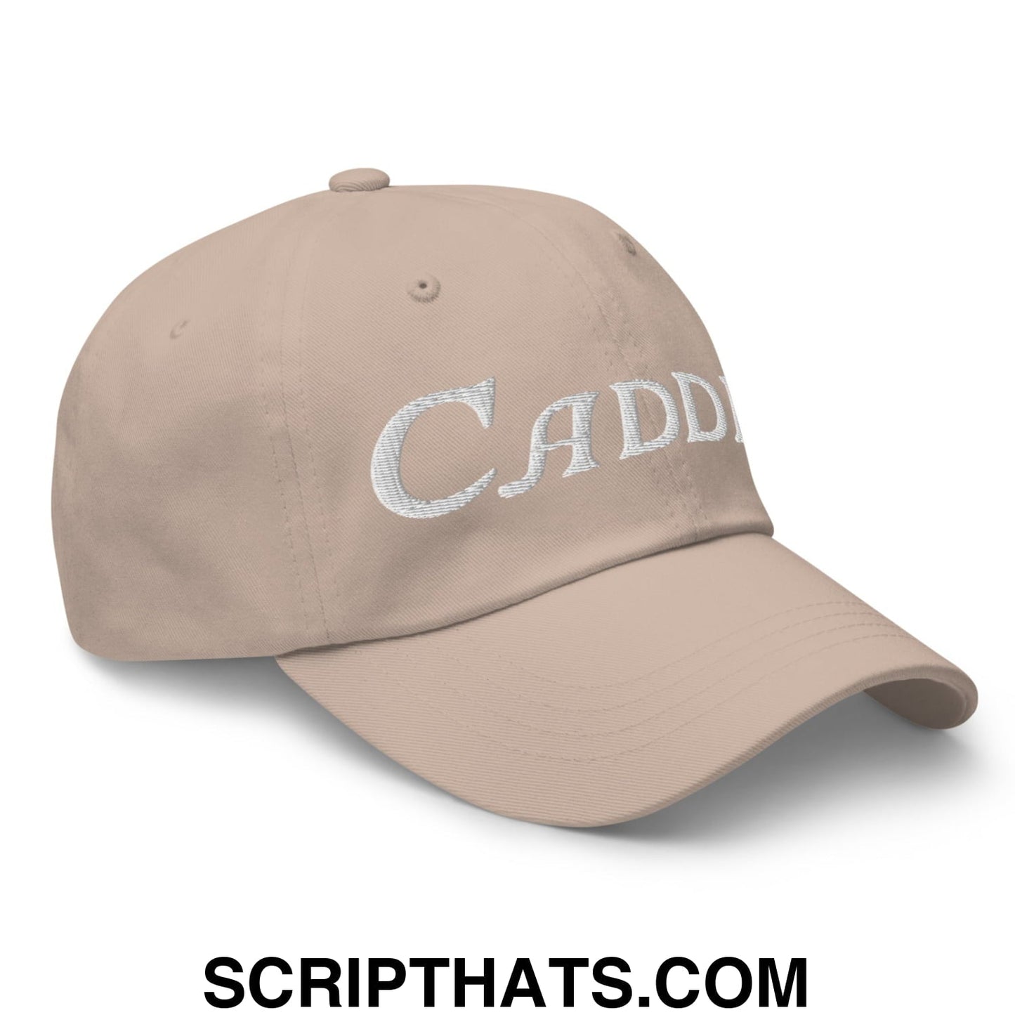 Caddie Embroidered Unstructured Golf Dad Hat