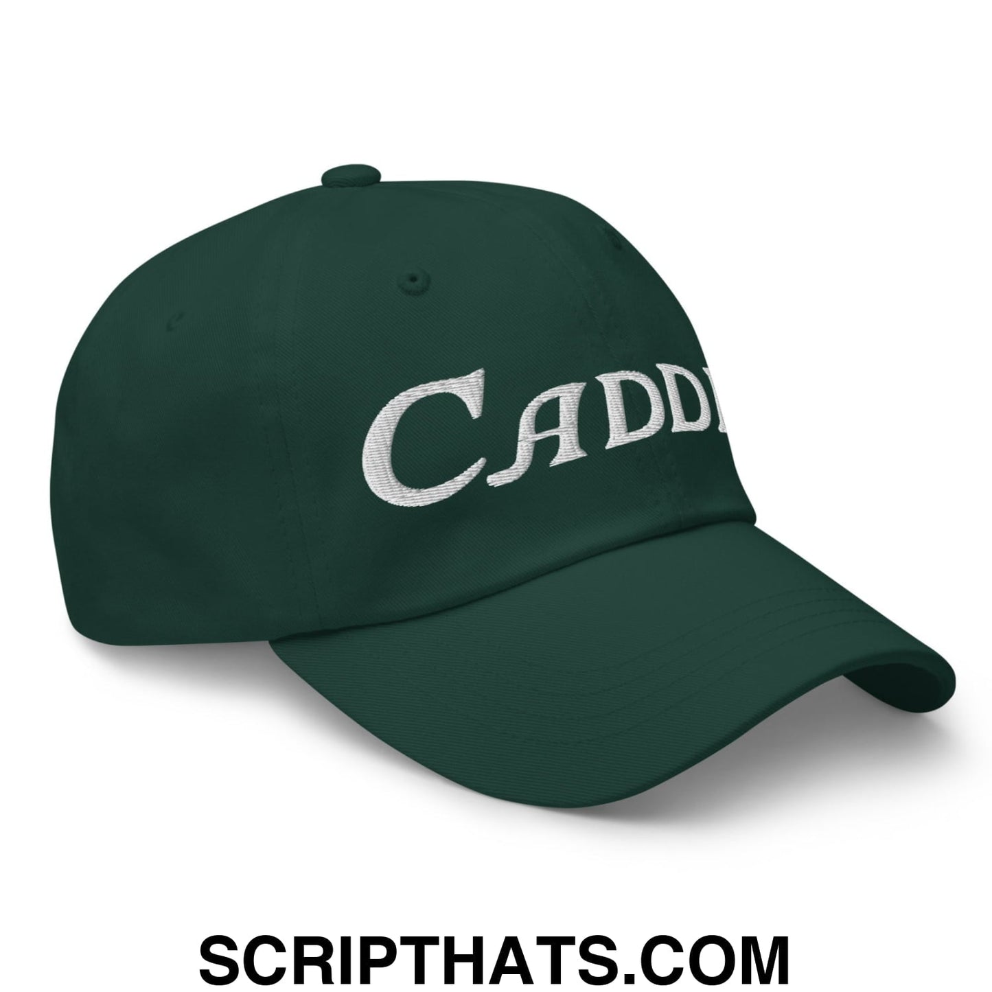 Caddie Embroidered Unstructured Golf Dad Hat