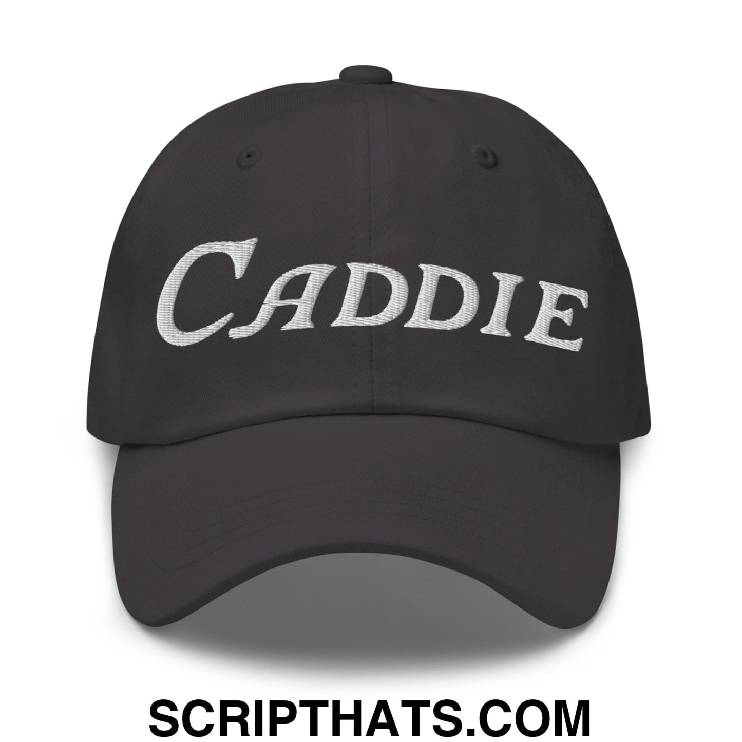 Caddie Embroidered Unstructured Golf Dad Hat