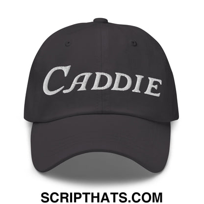 Caddie Embroidered Unstructured Golf Dad Hat