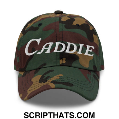 Caddie Embroidered Unstructured Golf Dad Hat