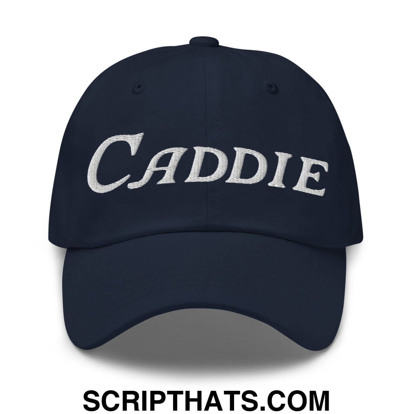 Caddie Embroidered Unstructured Golf Dad Hat