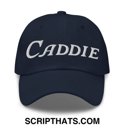Caddie Embroidered Unstructured Golf Dad Hat
