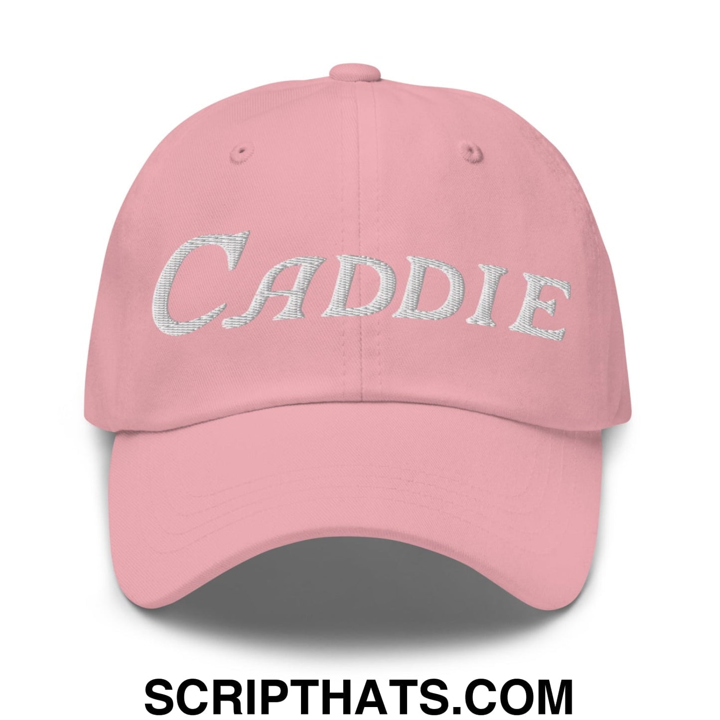 Caddie Embroidered Unstructured Golf Dad Hat
