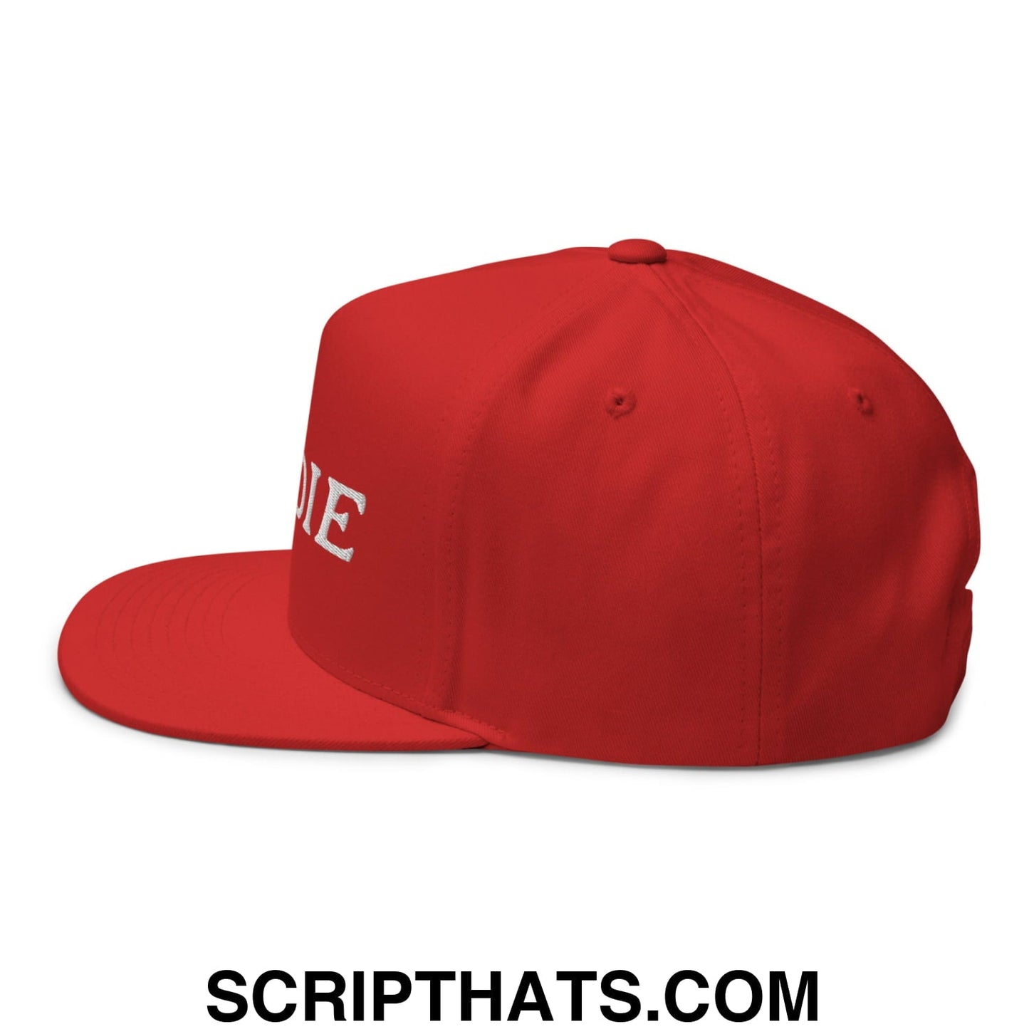 Caddie Flat Brim Bill 5 Panel Golf Snapback Hat