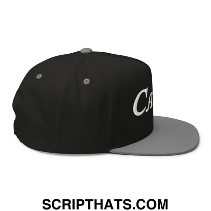 Caddie Flat Brim Bill 5 Panel Golf Snapback Hat