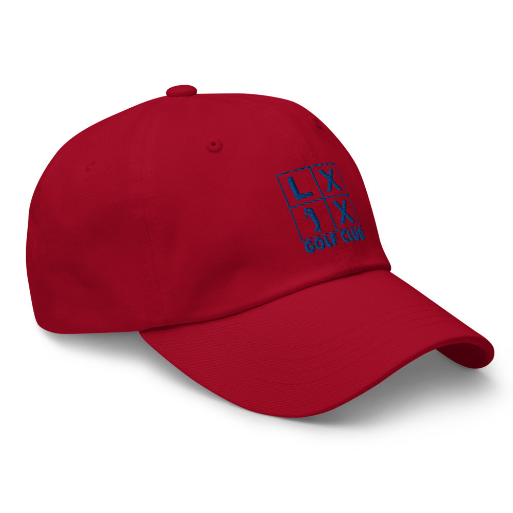 Four Box Logo Dad Hat - Blue Logo