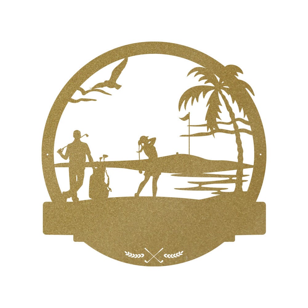 Couples Golf Monogram