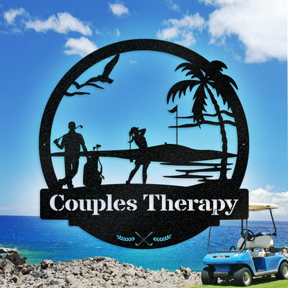 Couples Golf Monogram