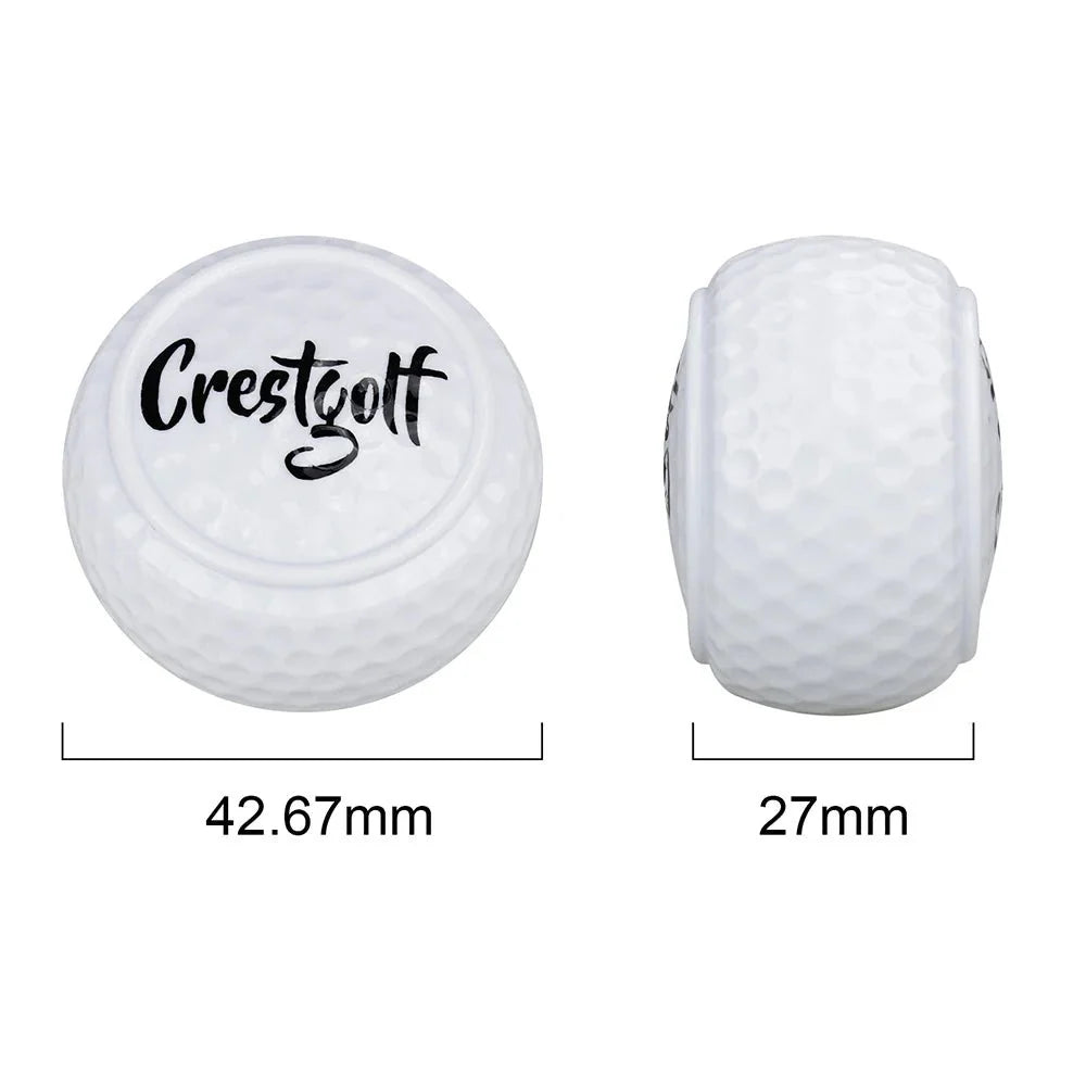 Crestgolf Flat Putting Ball – Precision Practice Trainer