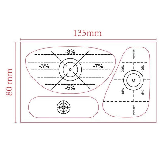CRG Golf Impact Stickers – Because Guessing is for Amateurs(12 pack)