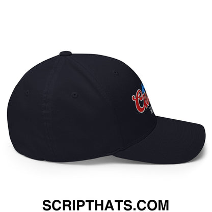 Curves Right Embroidered Stretch Fit Golf Hat