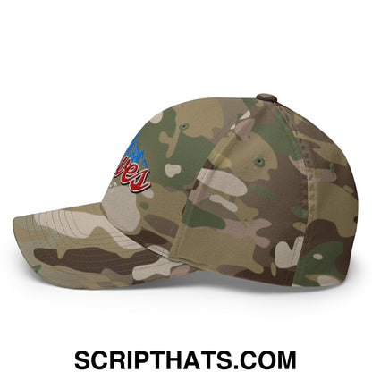 Curves Right Embroidered Stretch Fit Golf Hat