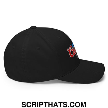 Curves Right Embroidered Stretch Fit Golf Hat