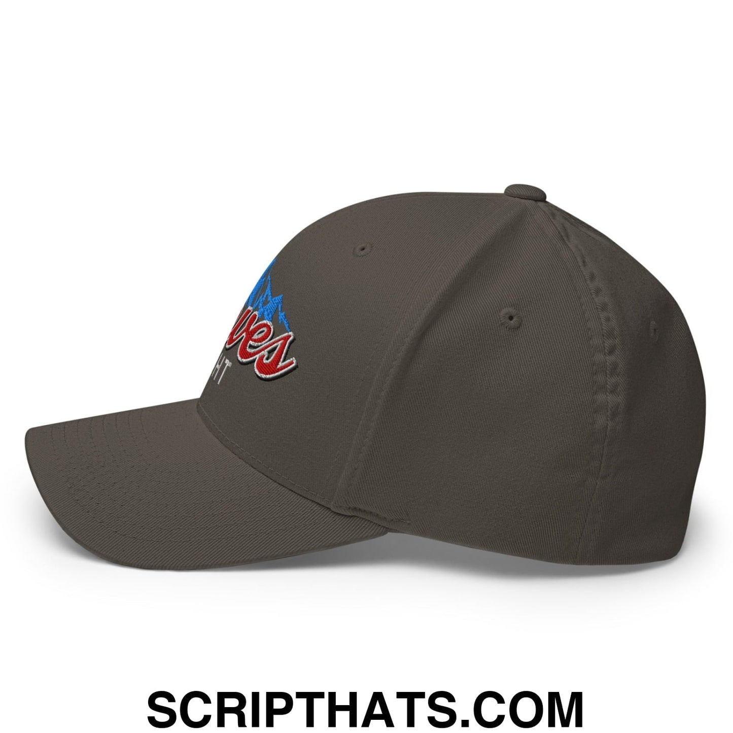 Curves Right Embroidered Stretch Fit Golf Hat