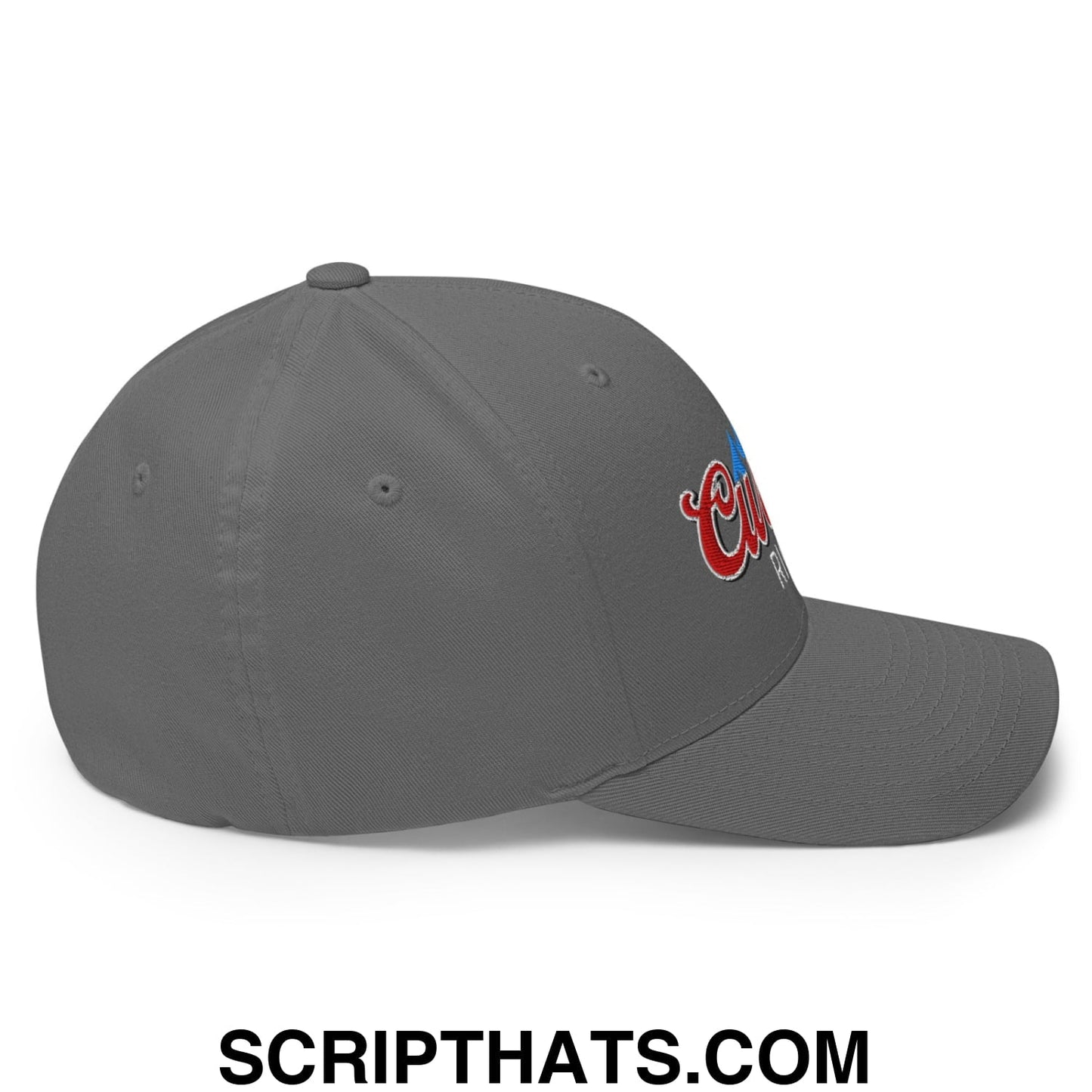 Curves Right Embroidered Stretch Fit Golf Hat
