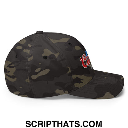 Curves Right Embroidered Stretch Fit Golf Hat