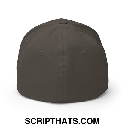 Curves Right Embroidered Stretch Fit Golf Hat