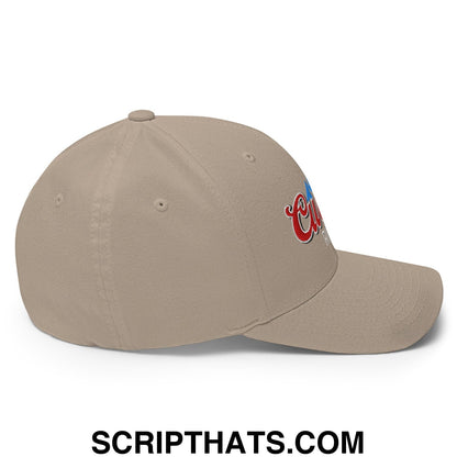 Curves Right Embroidered Stretch Fit Golf Hat