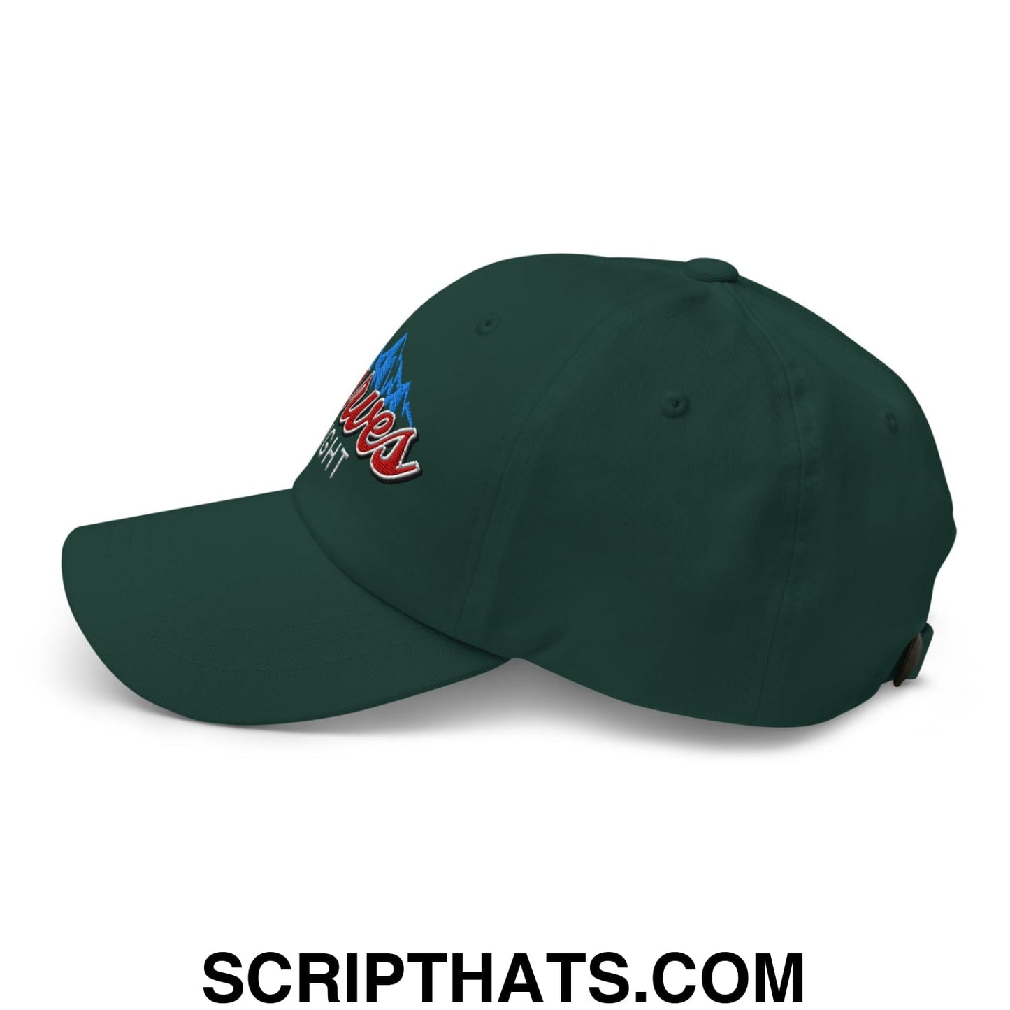 Curves Right Embroidered Unstructured Golf Dad Hat