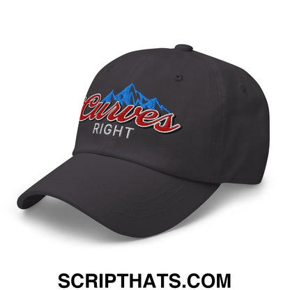 Curves Right Embroidered Unstructured Golf Dad Hat