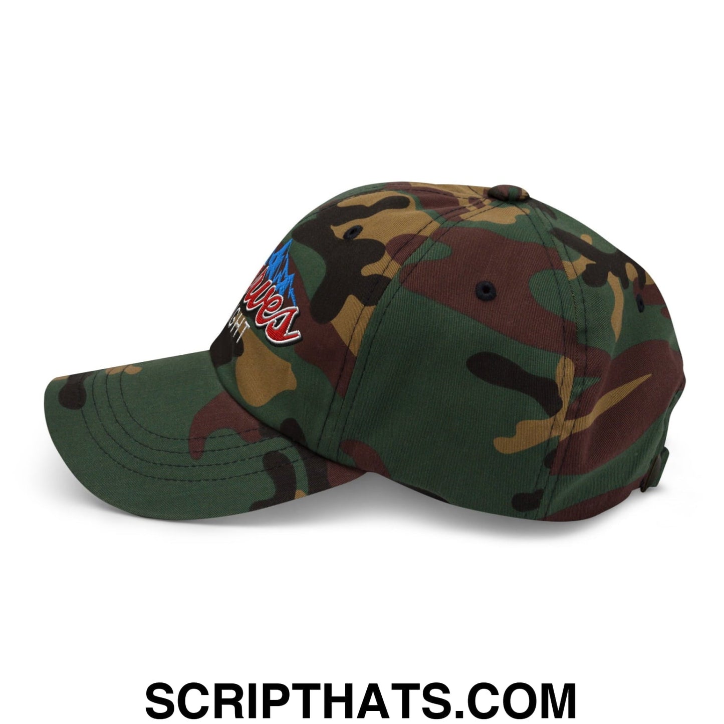 Curves Right Embroidered Unstructured Golf Dad Hat