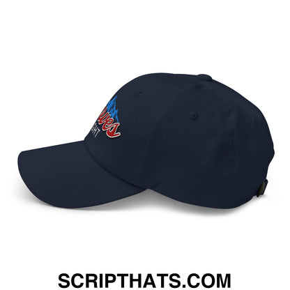 Curves Right Embroidered Unstructured Golf Dad Hat