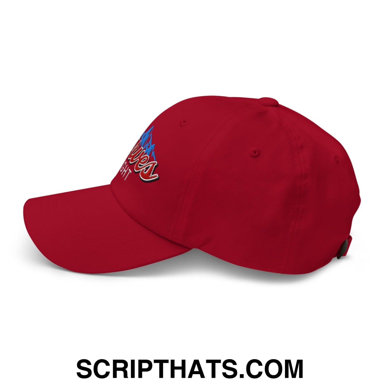 Curves Right Embroidered Unstructured Golf Dad Hat