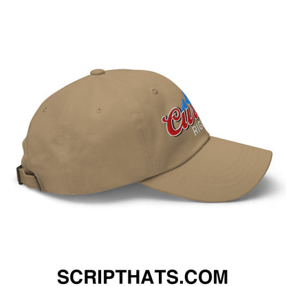 Curves Right Embroidered Unstructured Golf Dad Hat