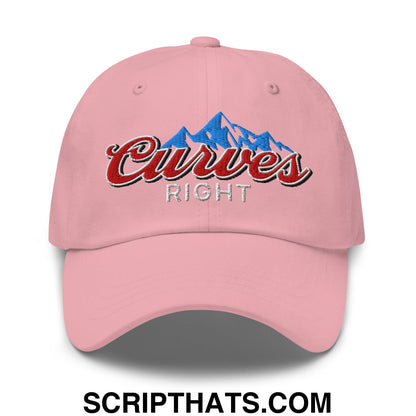 Curves Right Embroidered Unstructured Golf Dad Hat
