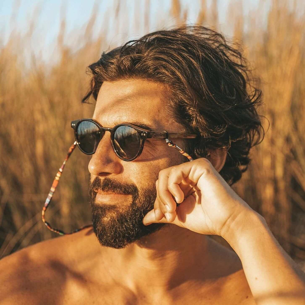 Ganges - Unisex Wood and Bio Acetate Sunglasses