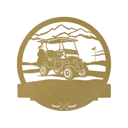 Golf Cart Monogram